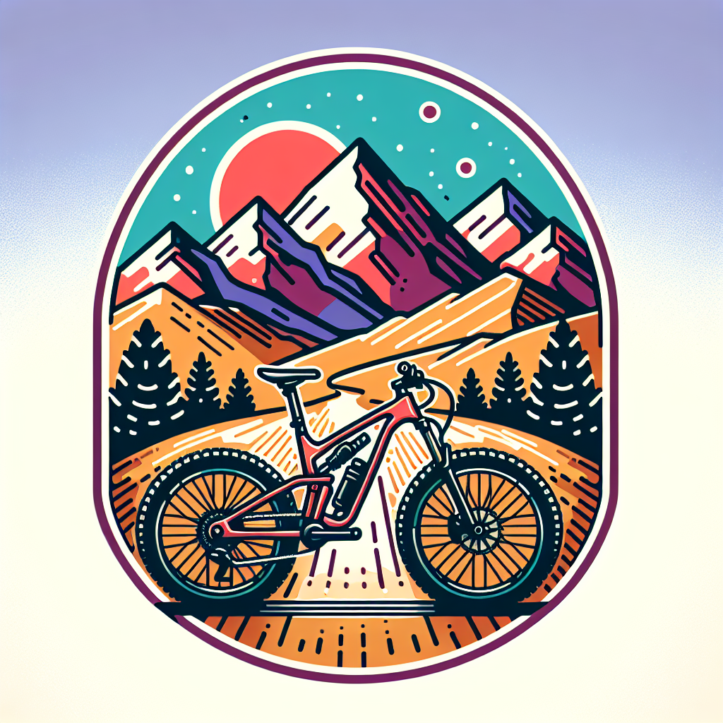 Tattoo of a tattoo for adventure bike with mountains in Full Color – Single-Line