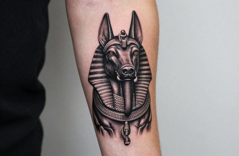 Anubis Tattoo Design Ideas
