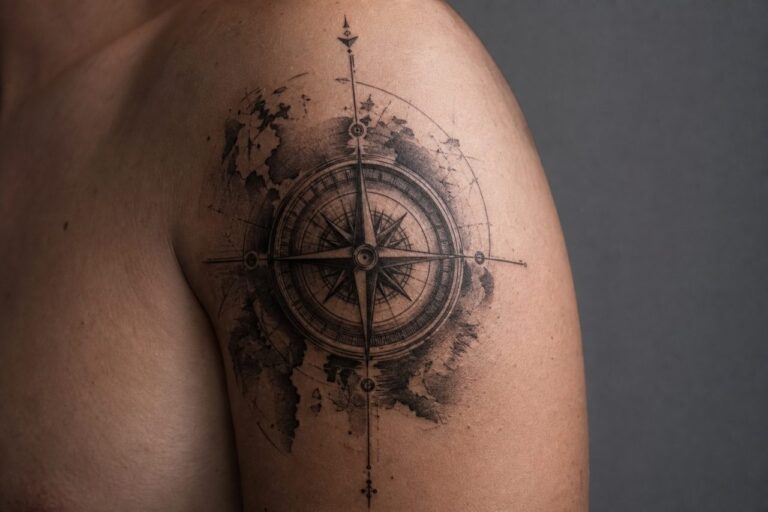 Compass Tattoo Design Ideas & What Works