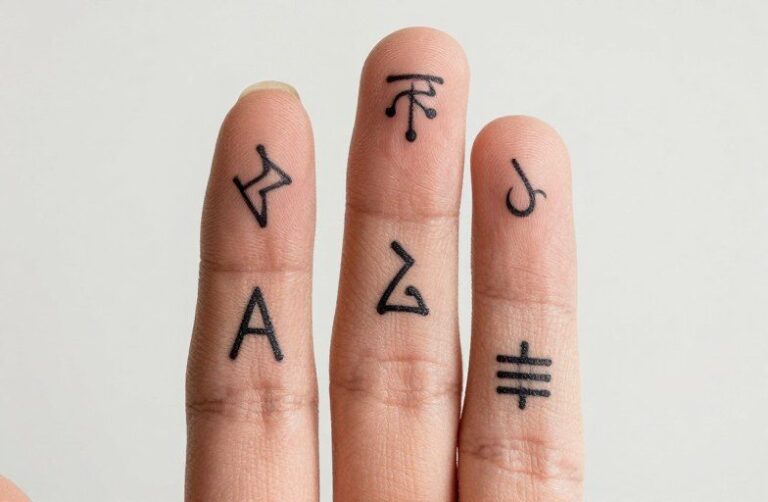 Deep Meaning Finger Symbols And Meanings Tattoo Meaning: A Guide