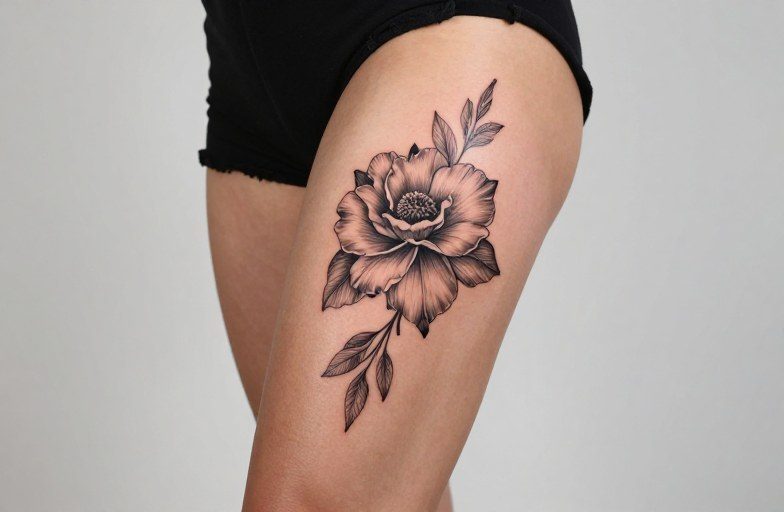 Female Thigh Tattoo Ideas: Styles, Placement & Tips