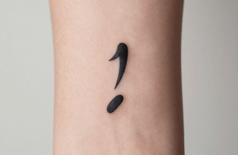 Minimalist Semicolon Tattoo Ideas