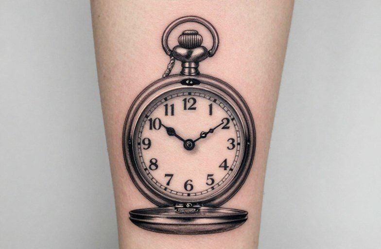 pocket-clock-tattoo-ideas