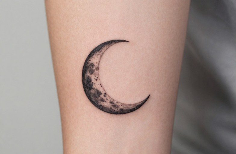 Simple Moon Tattoo Ideas