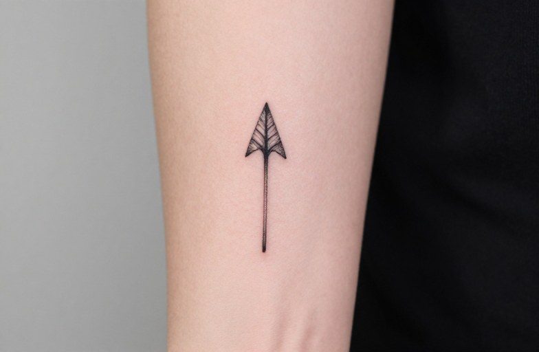 Small Arrow Tattoo Meaning & Design Ideas