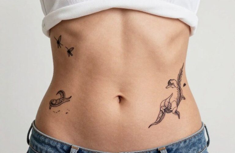 Stomach Tattoo Design Ideas