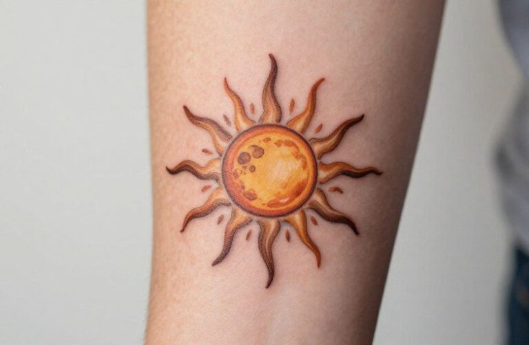 Sunlight Tattoo Design Ideas