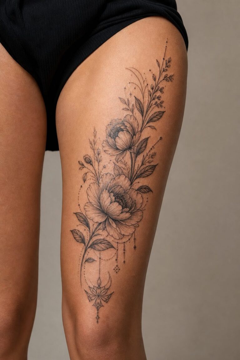 Thigh Tattoo Meaning: Symbolism, Style, and Longevity
