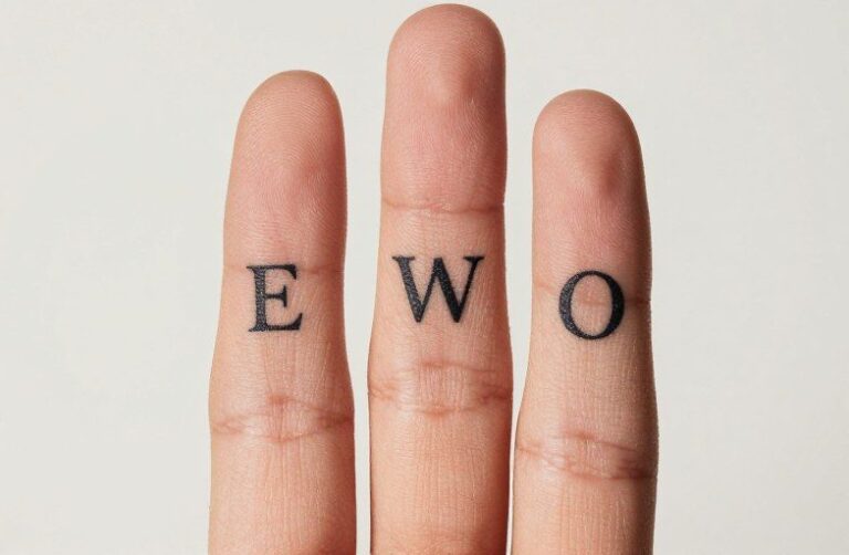 Words Tattooed On Fingers Tattoo Meaning: Ink You Can’t Hide