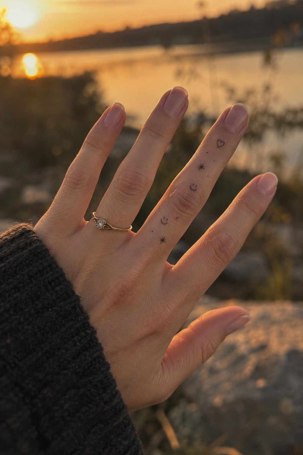 Start with tiny hearts, stars, and smiley faces