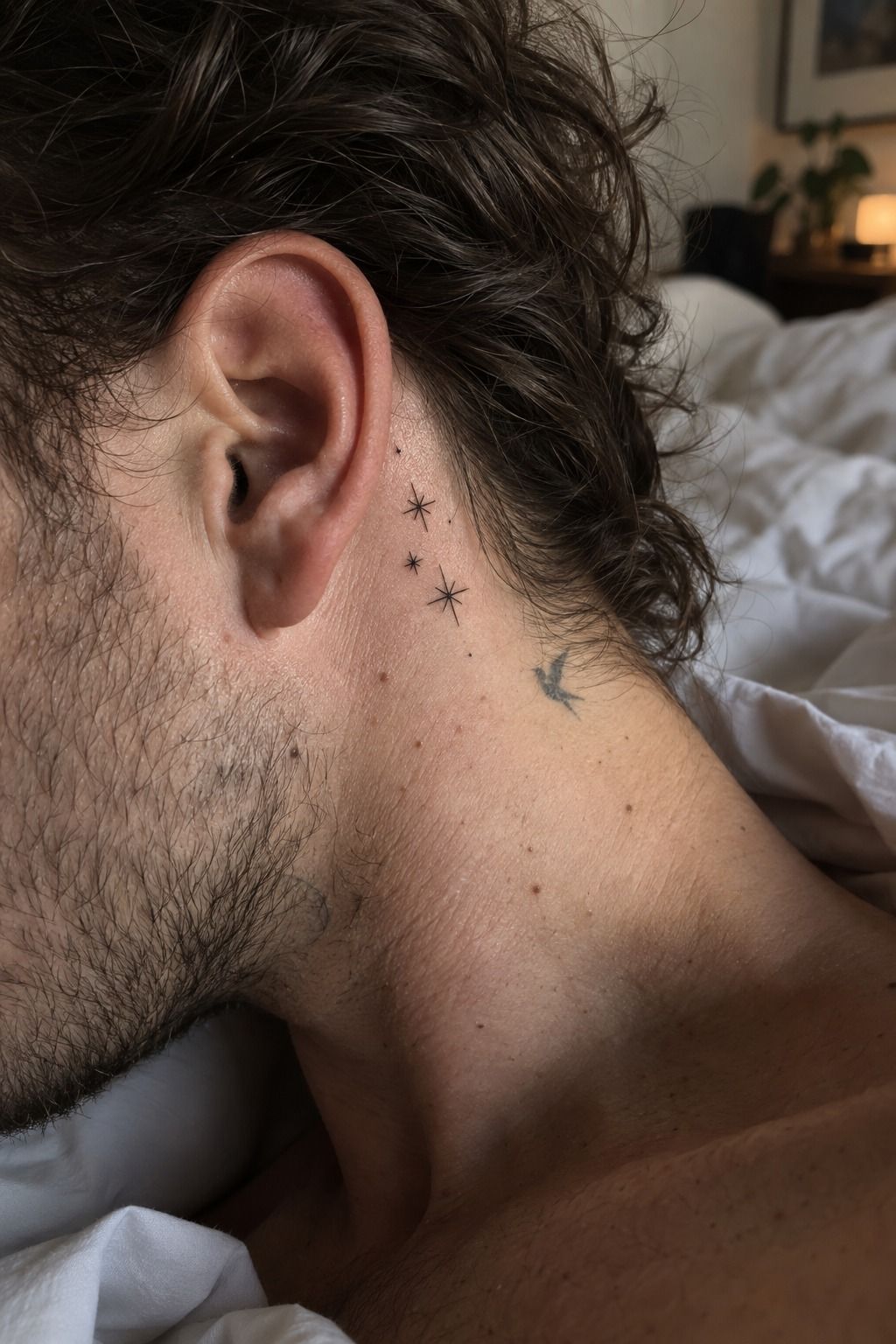 Start With Tiny Botanical Ear Tattoos