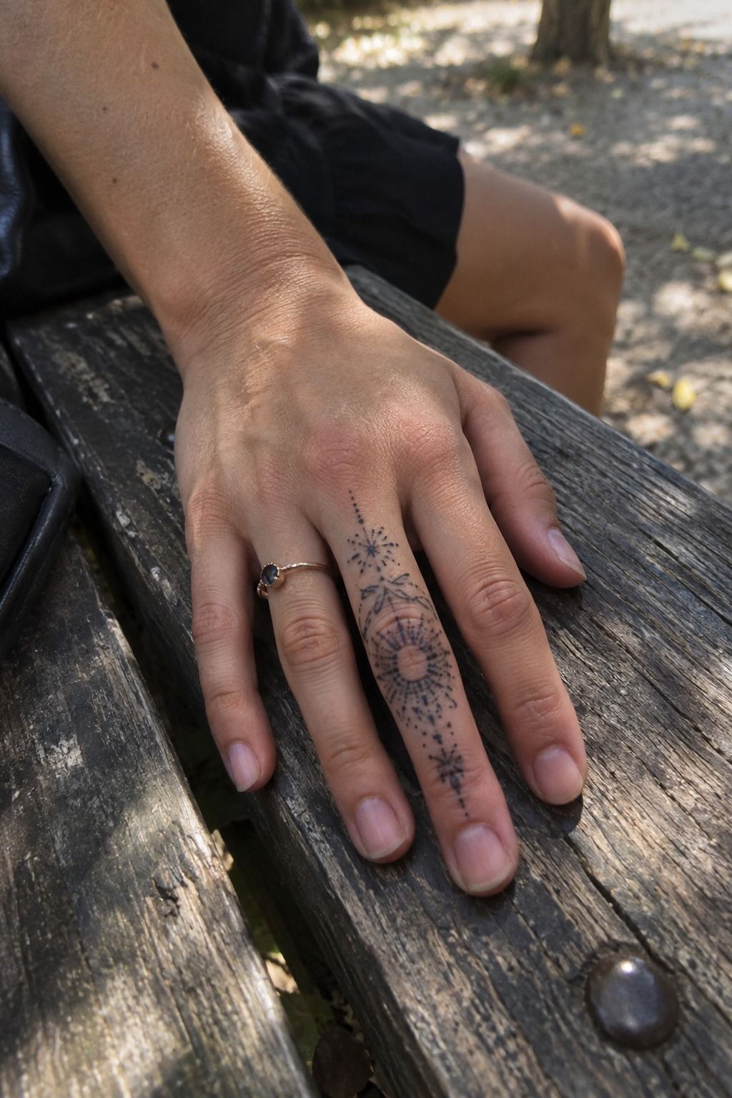 I Considered Bold Black Dotwork