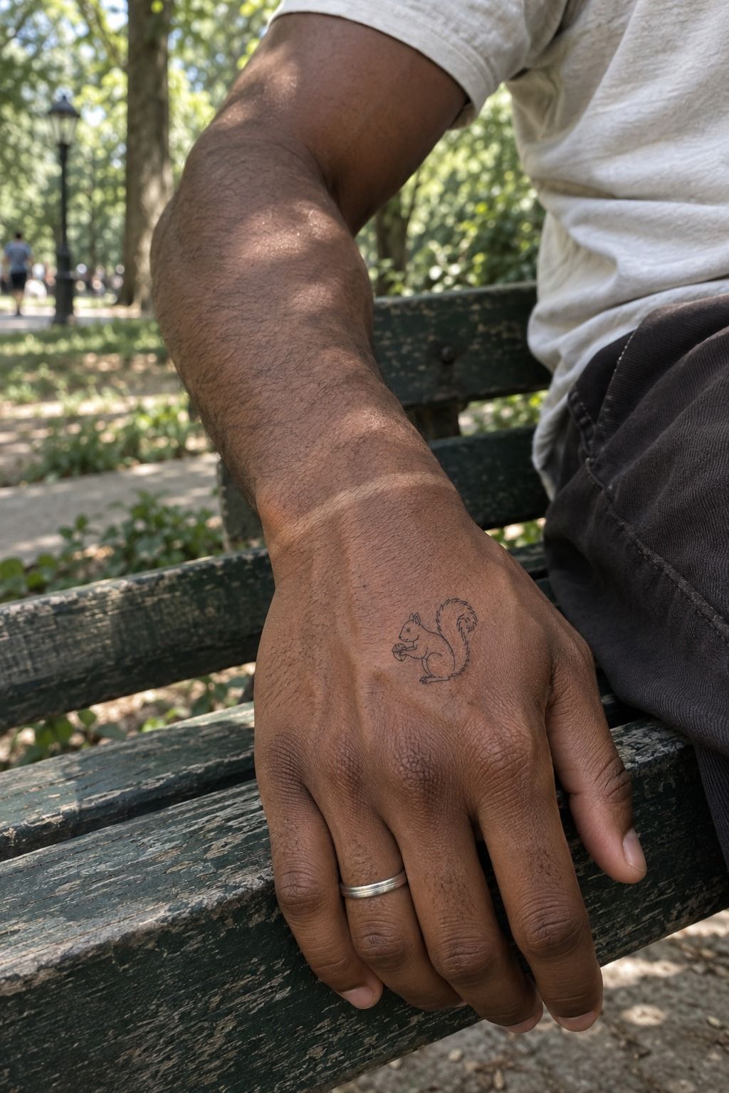 Whimsical Tiny Animal on the Hand