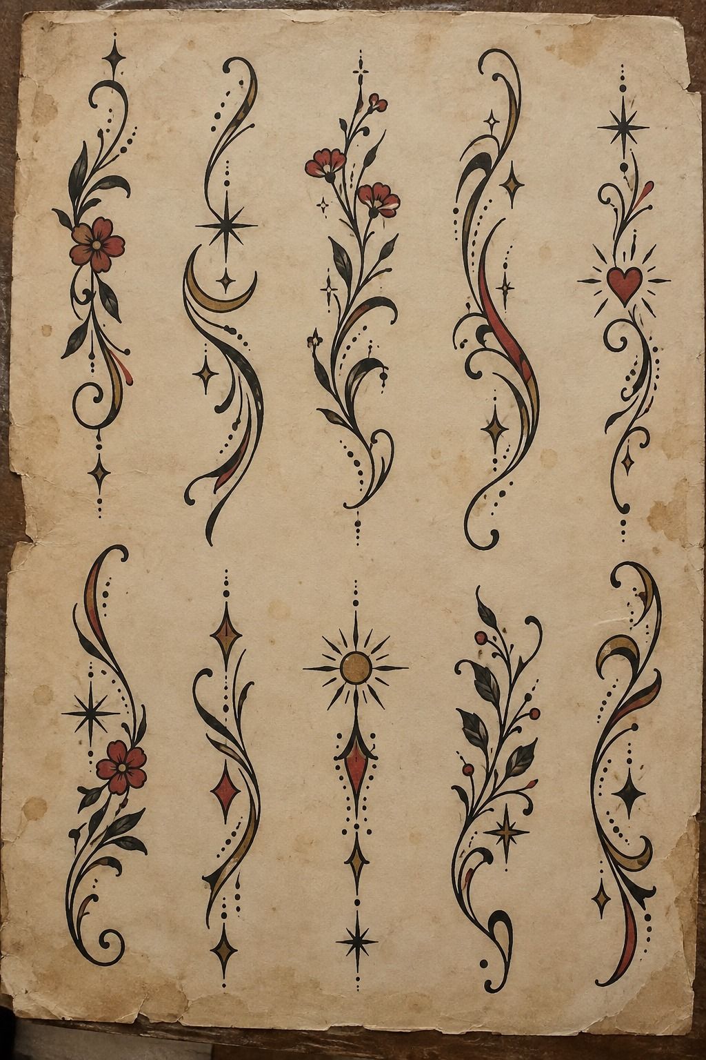 Dainty Lettering Along the Hand Edge