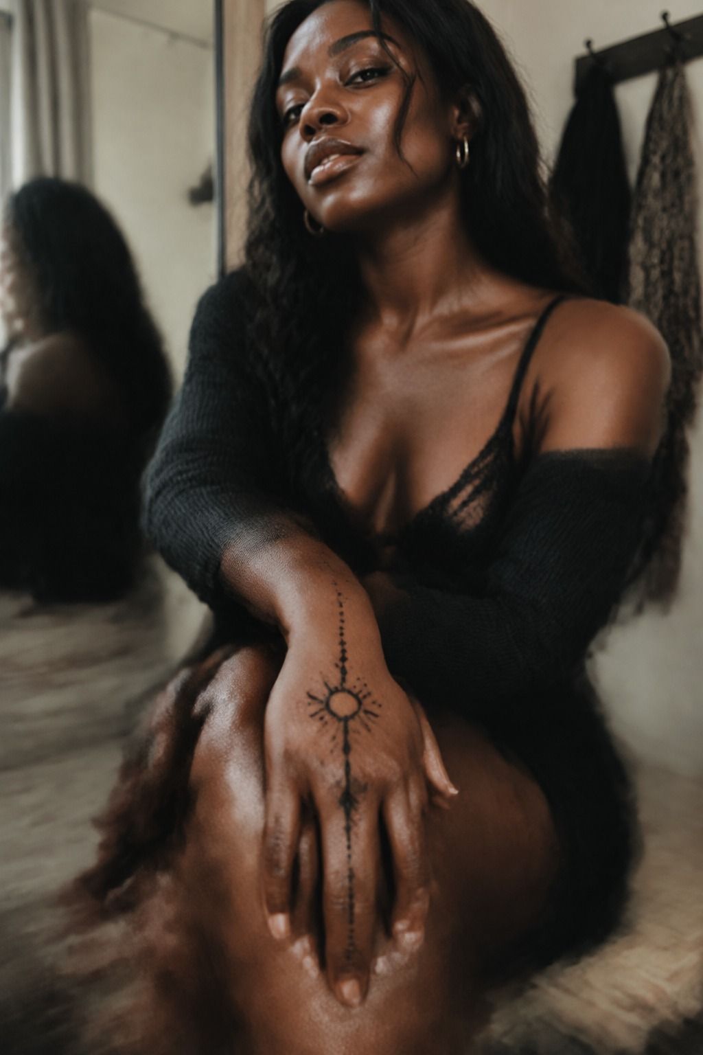 Choose Striking Blackwork Symbols on Small Hands