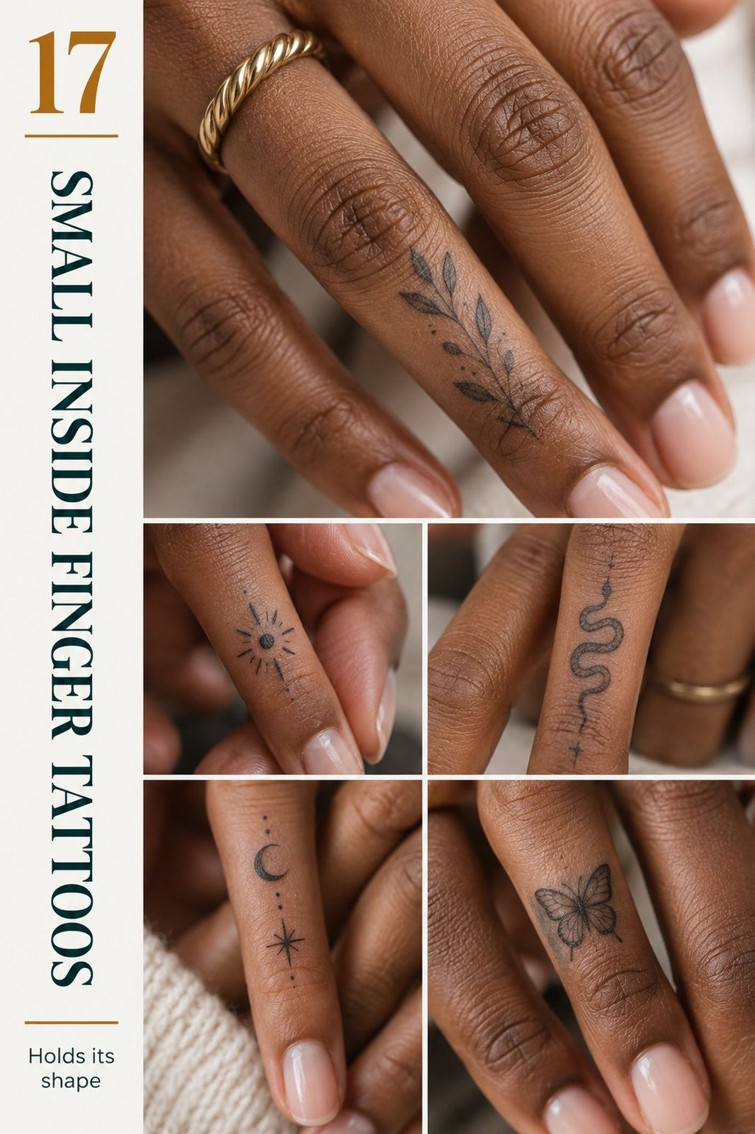 I Chose Small Inside Finger Tattoos As My First Ink, Easy To Live With