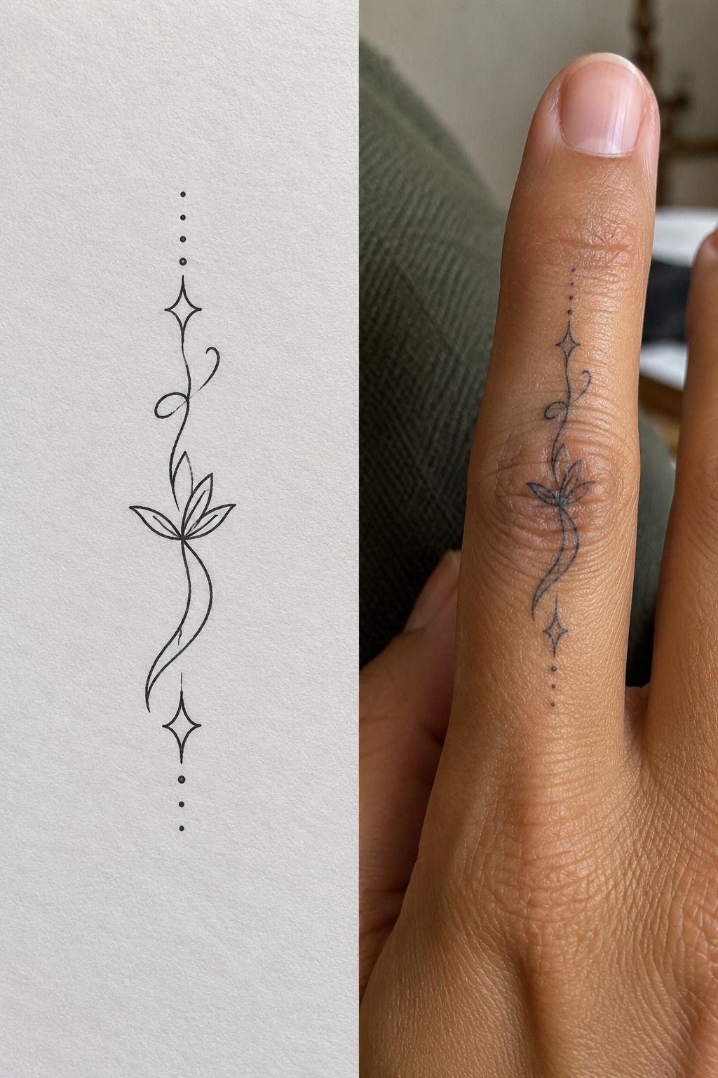 Can Tiny Script Along the Finger Stay Legible?