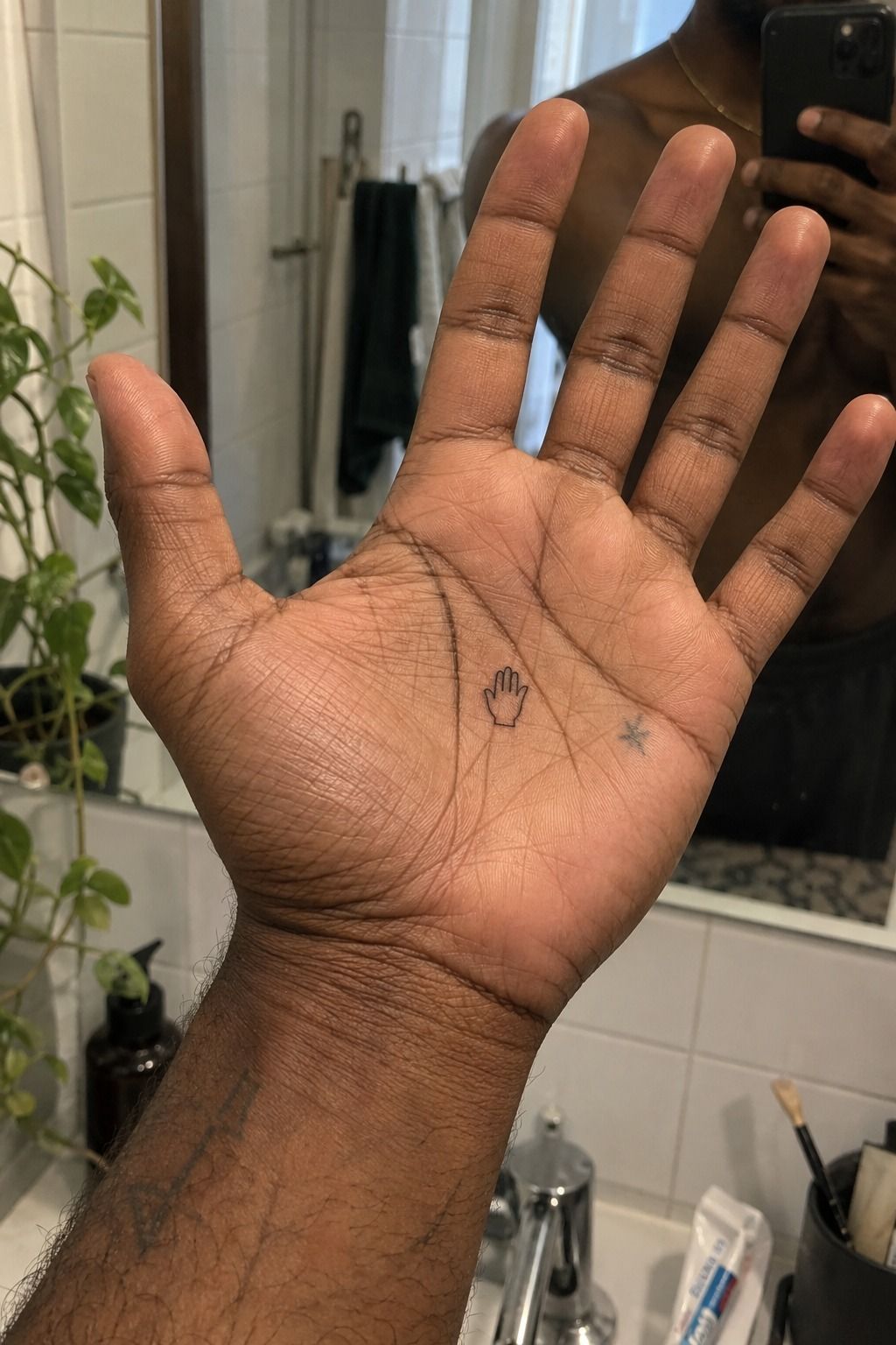 Keep a Micro Tattoo in the Palm Crease?