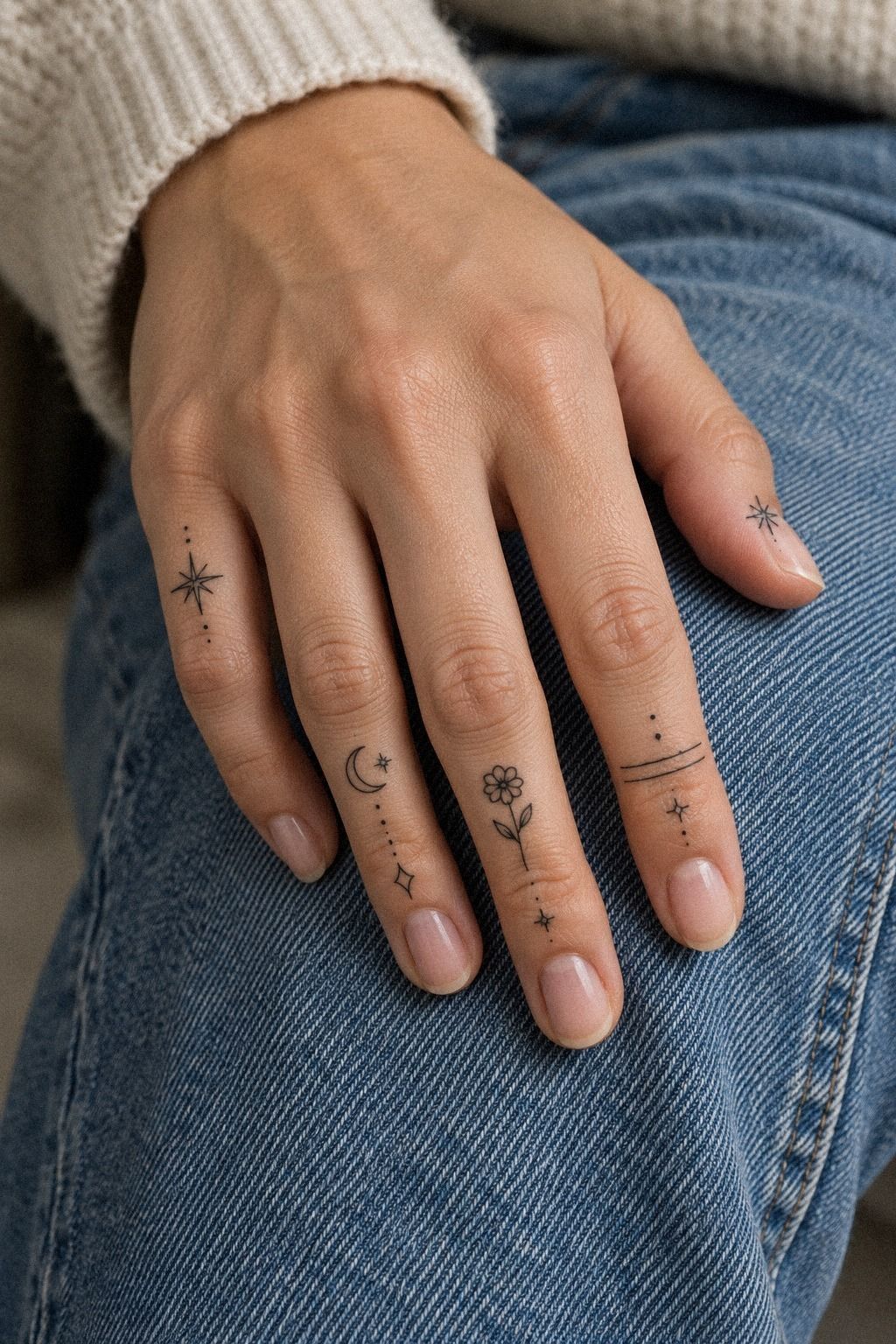 Birth Flower or Bare Stem? A Minimal Side-Finger Choice