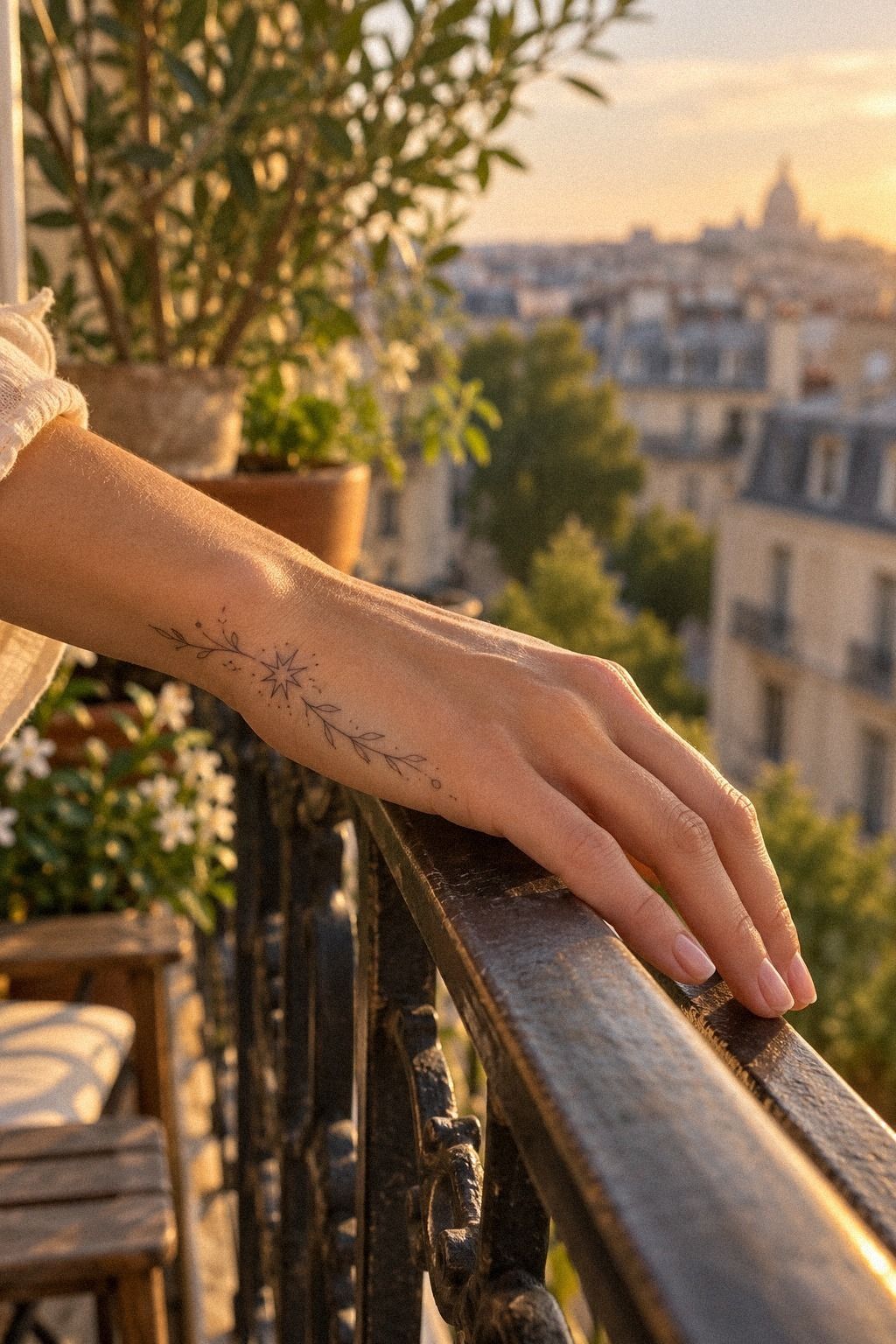 Elegant Finger-Side Script in Fine Line
