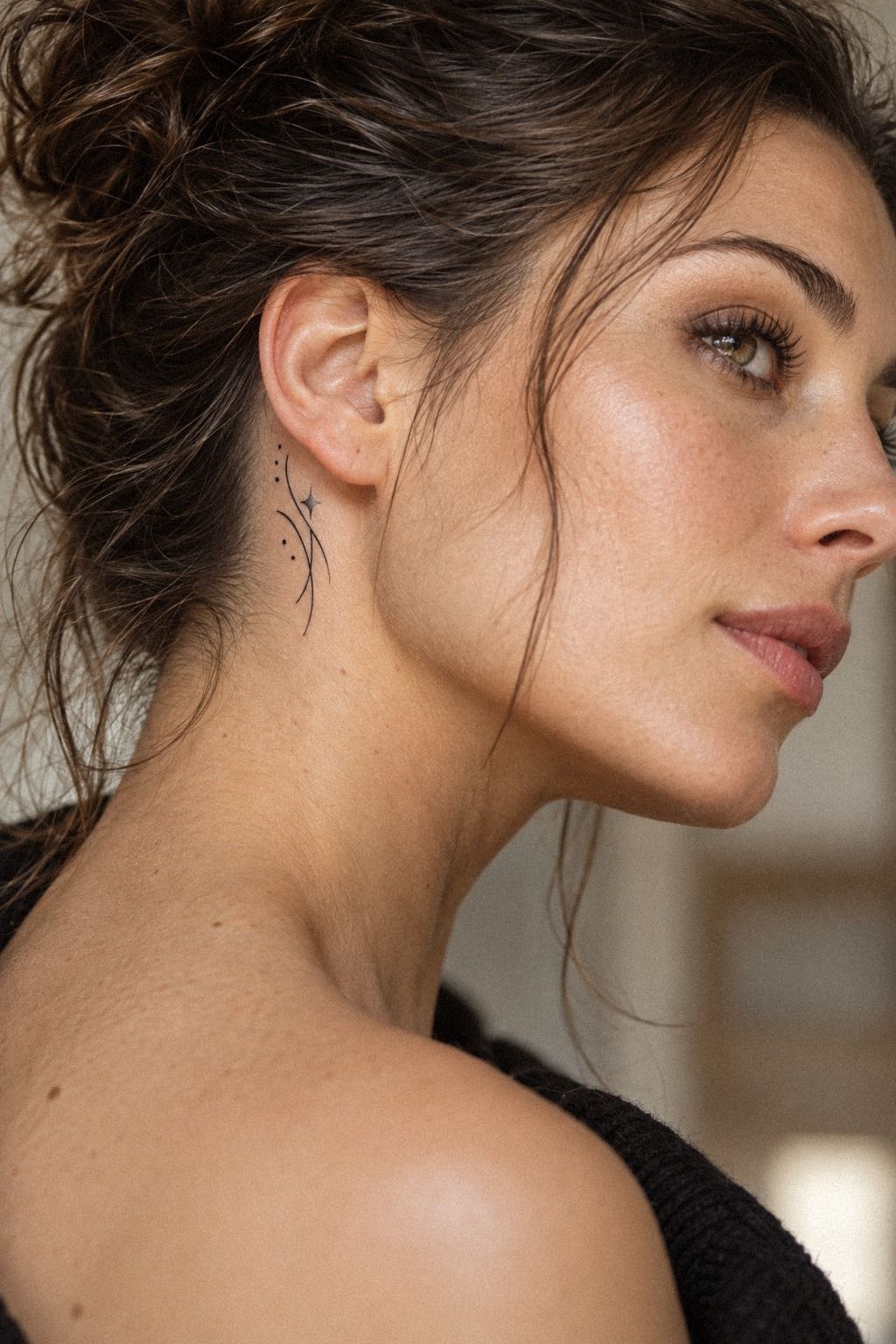Abstract Wave Along the Ear Rim
