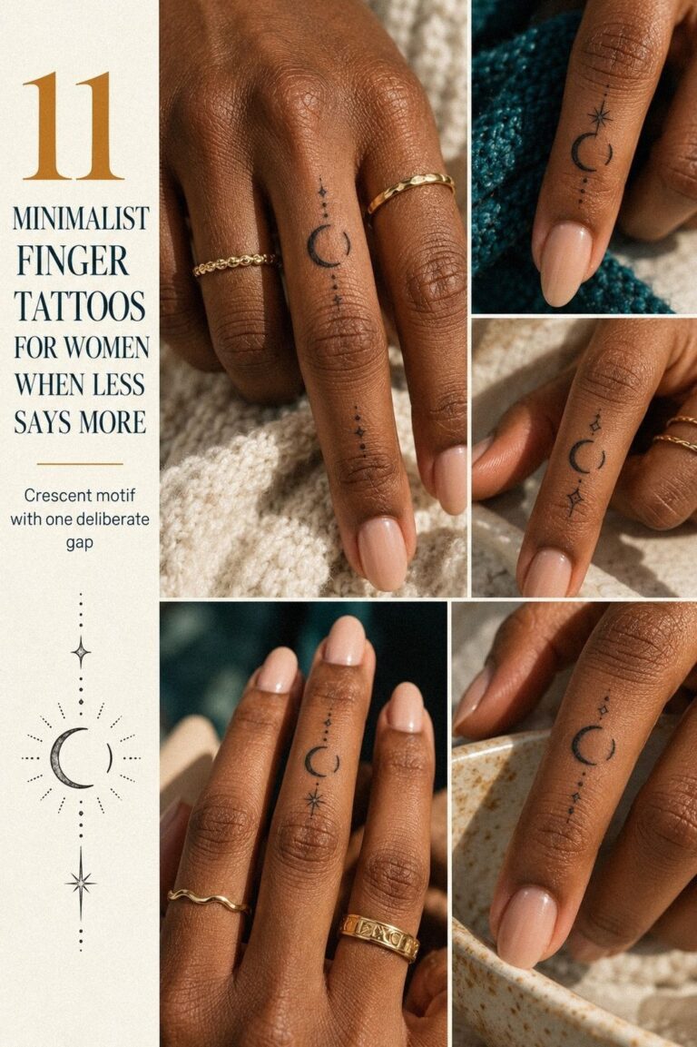 Easy Minimalist Finger Tats for Women, One Sitting With Barely Any Pain
