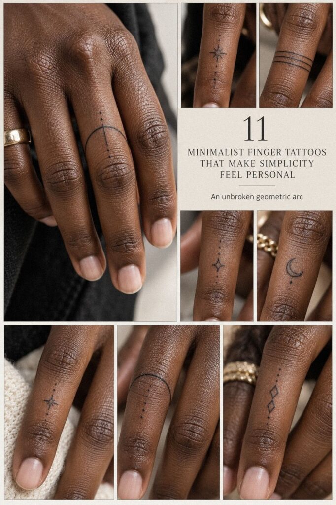 I Chose Minimalist Finger Tattoos, They Became My Private Symbol