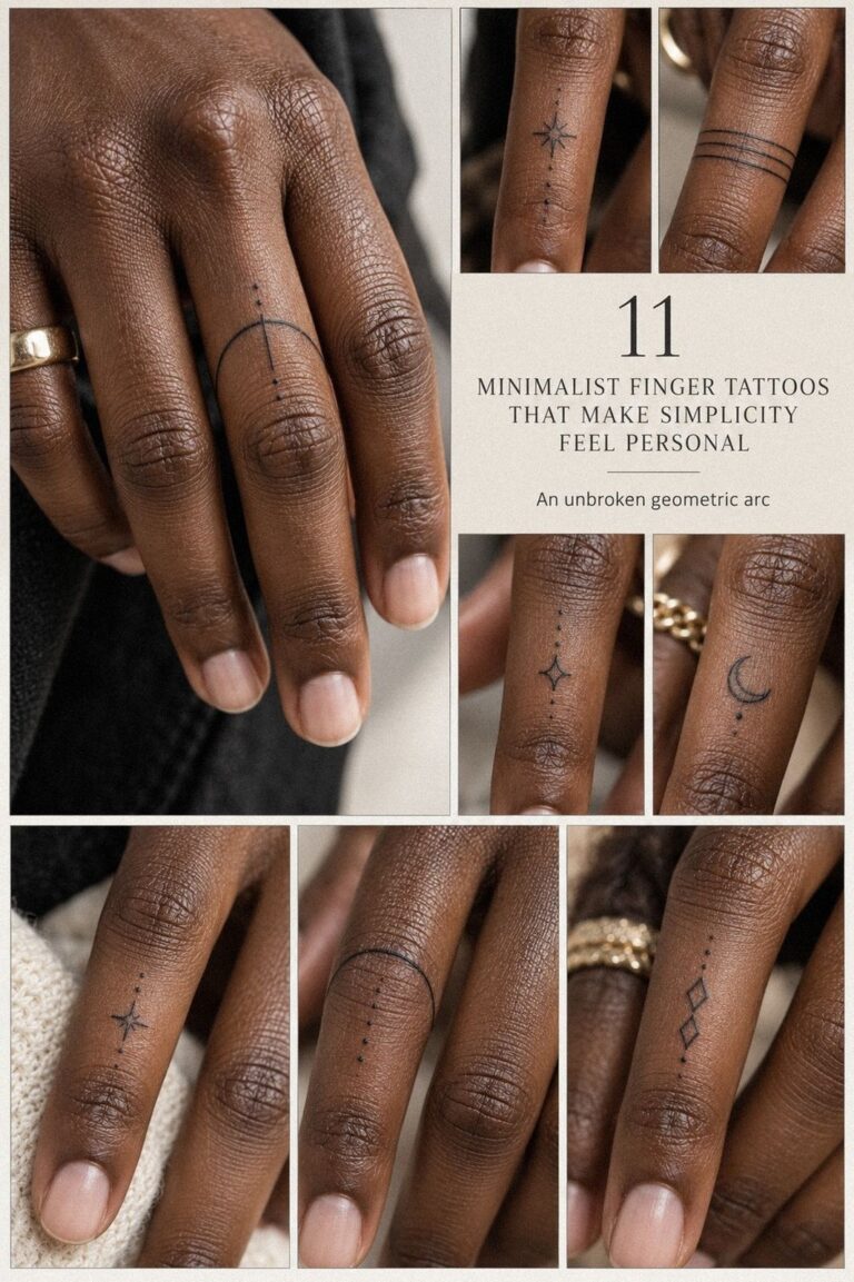I Chose Minimalist Finger Tattoos, They Became My Private Symbol