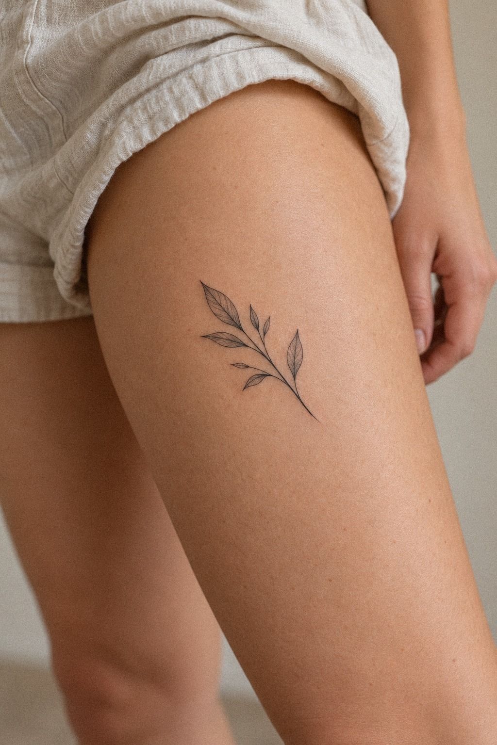 Delicate Birthdate Script on the Forearm
