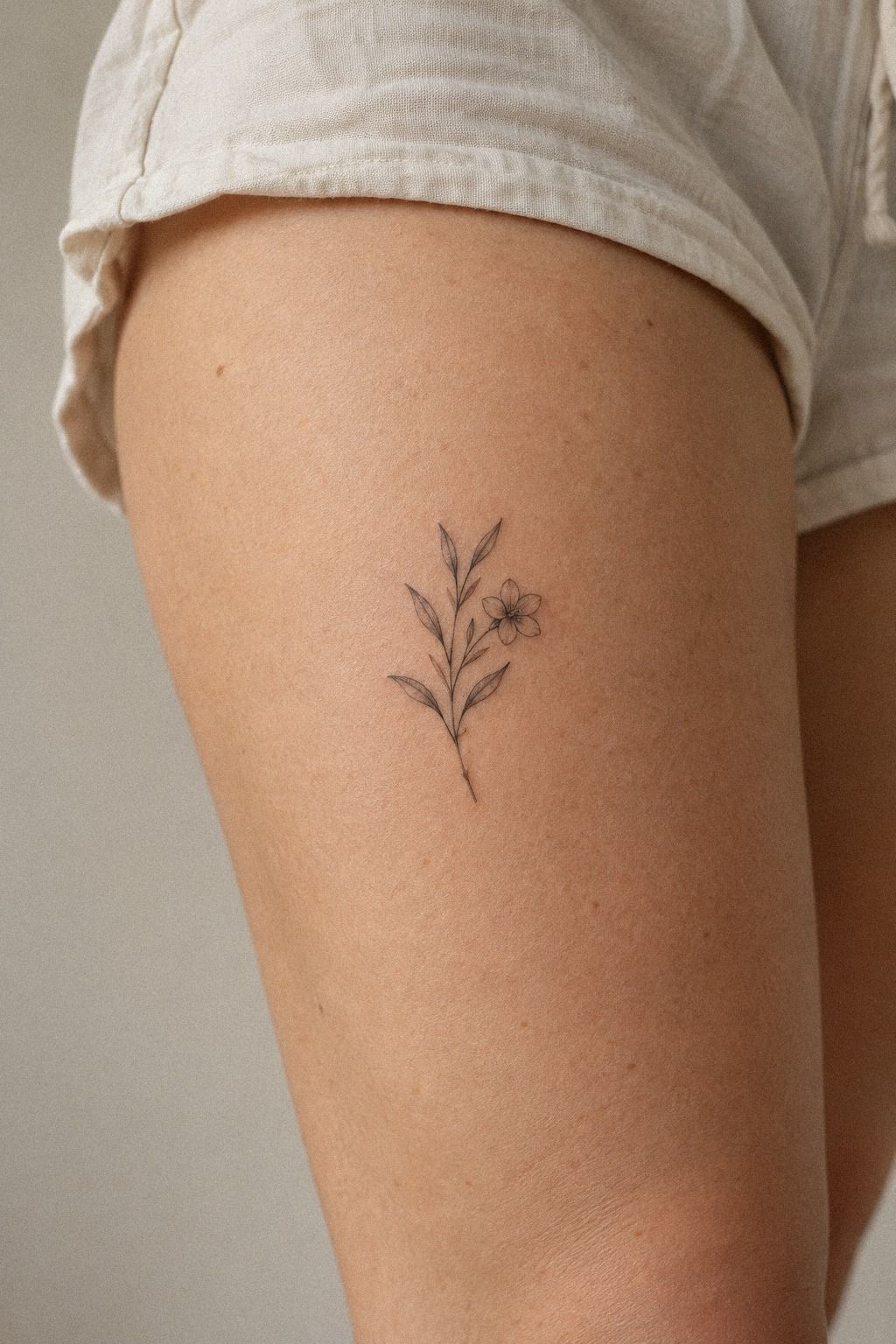 Tiny Geometric Star Behind the Arm