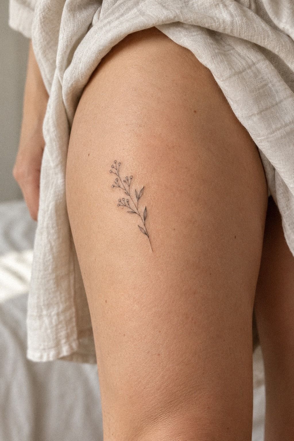 Unique Abstract Symbol on the Hip