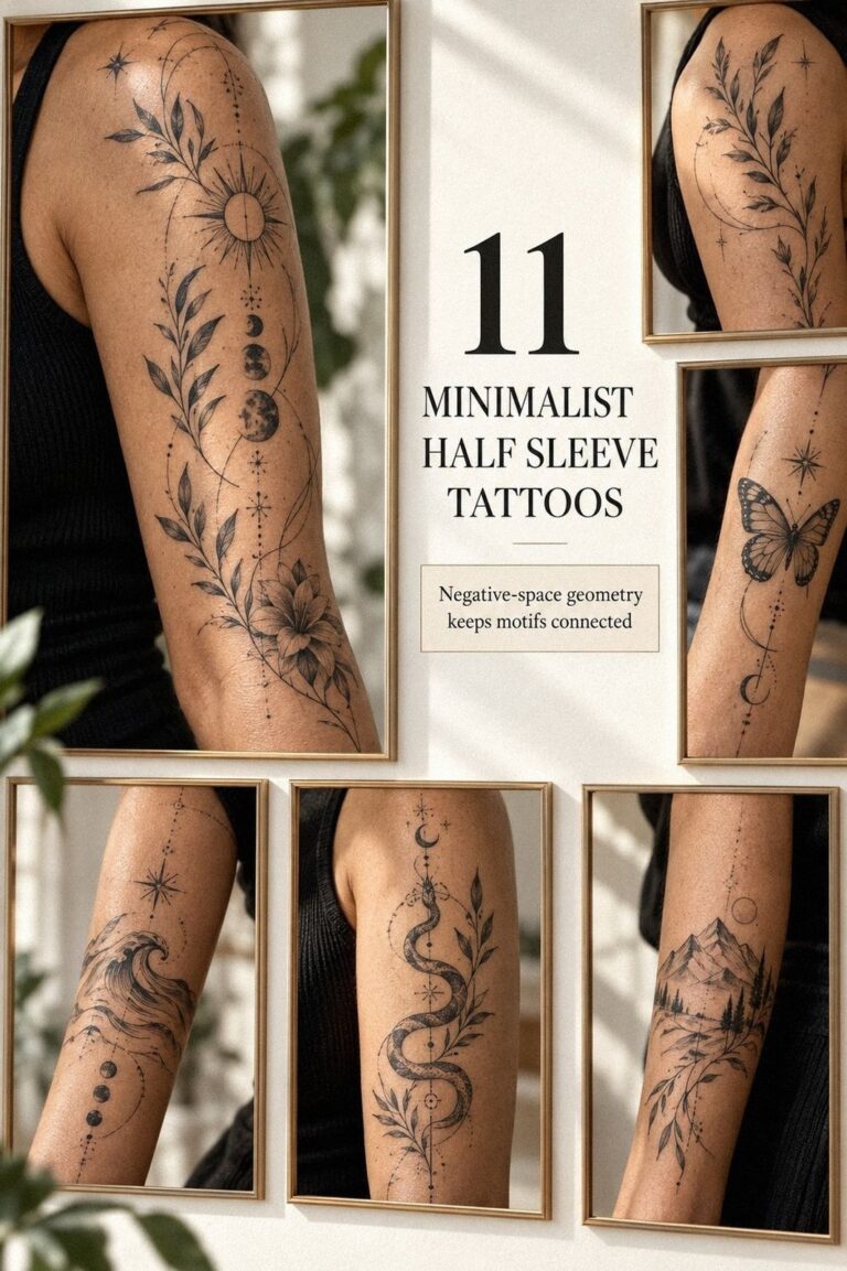 I Budgeted My Minimalist Half Sleeve Tattoos Before Booking, Here's What It Actually Cost