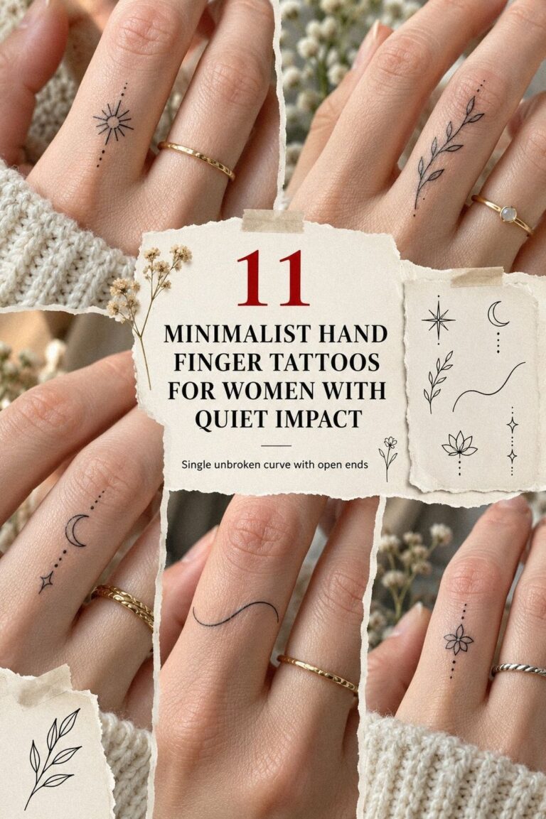 Budget-Friendly Minimalist Hand Finger Tattoos for Women, Shop Minimum Ready