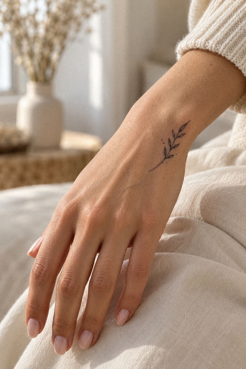 Start With Small Minimalist Hand Tats