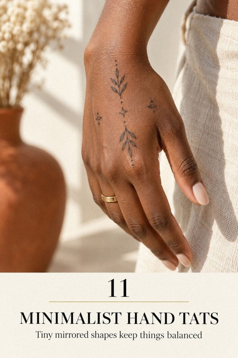 How to Design Minimalist Hand Tats Without Second-Guessing Your First Tattoo