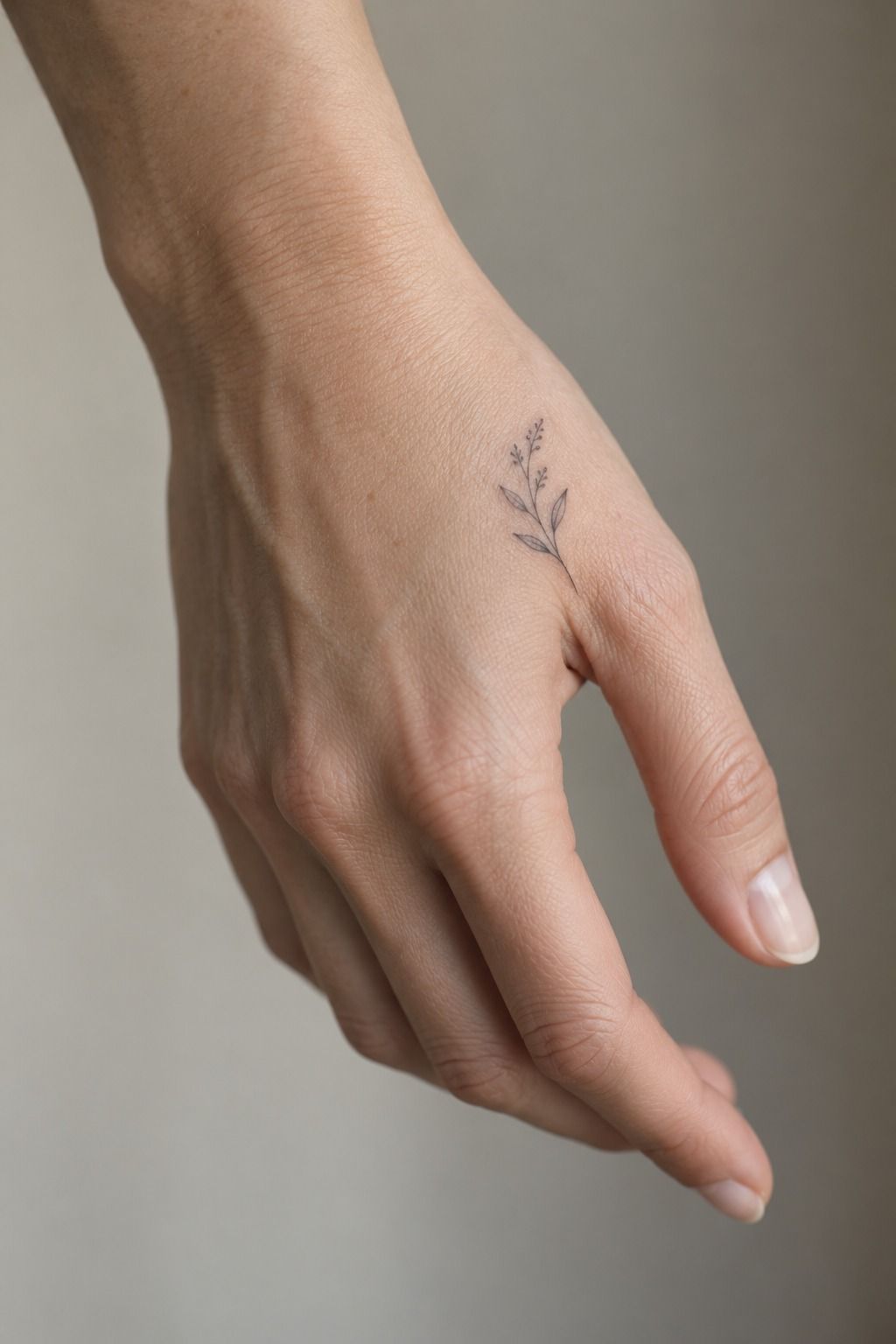 Place Crisp Script Along the Hand Edge