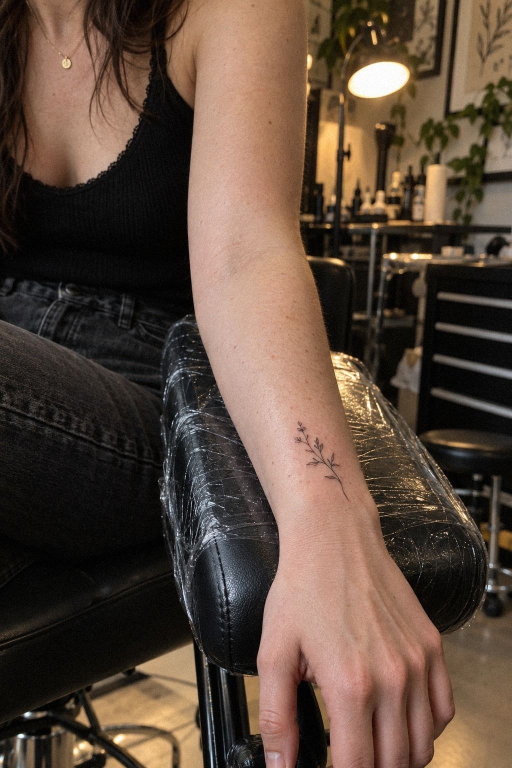Small Minimalist Hand Wrist Tattoos With Fine Lines