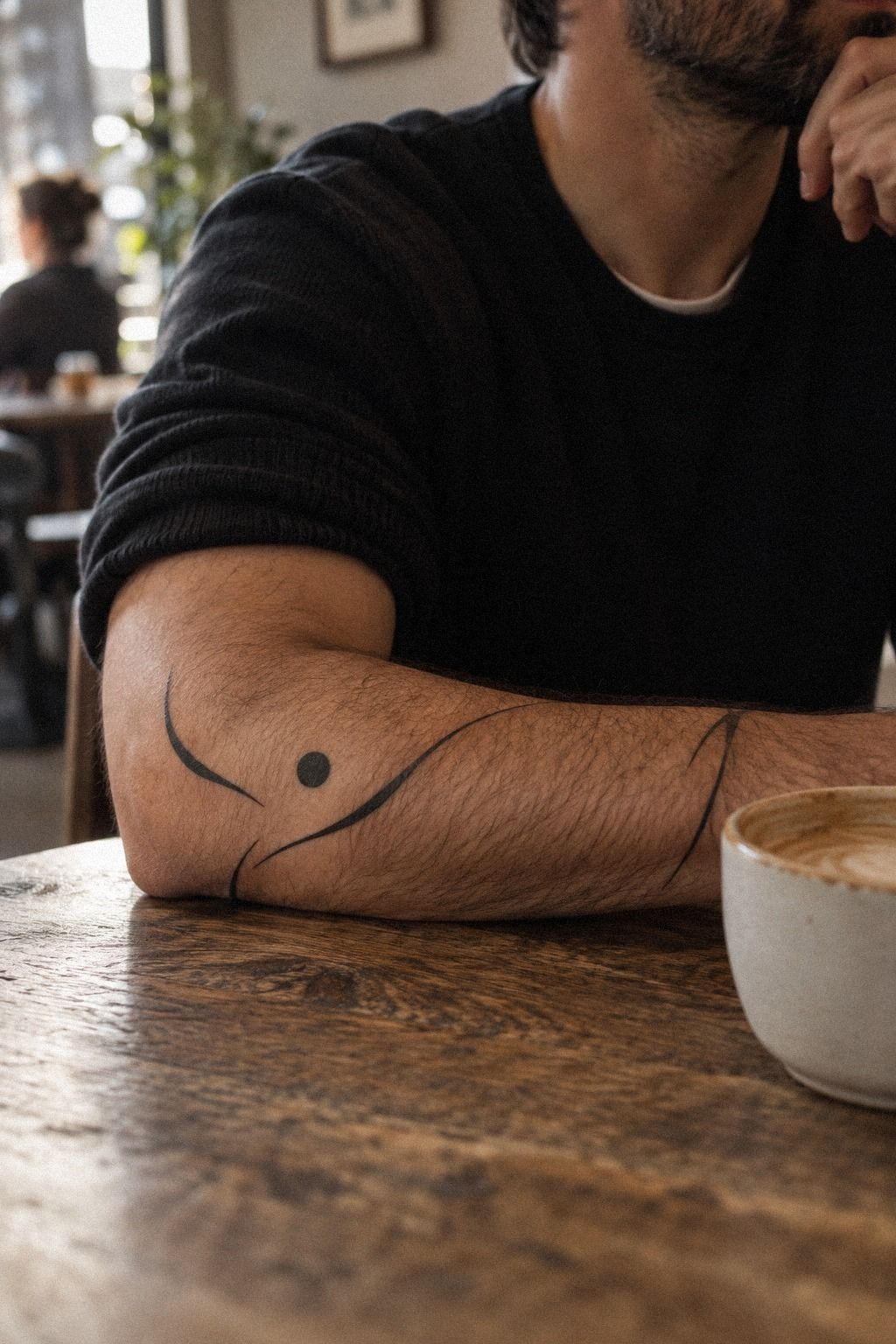 Add bold accents to an understated sleeve