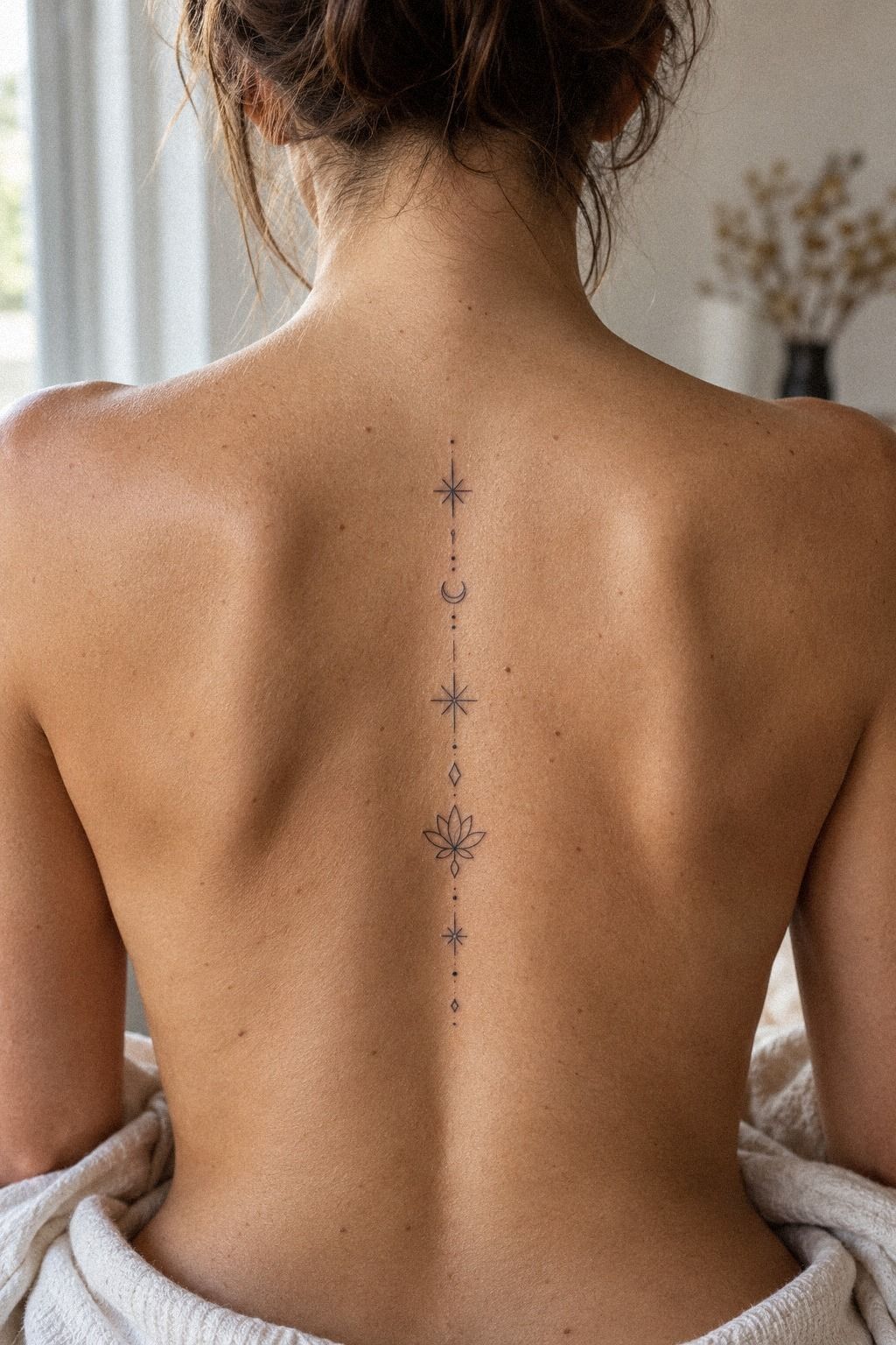 Start With Fine Vertical Spine Linework
