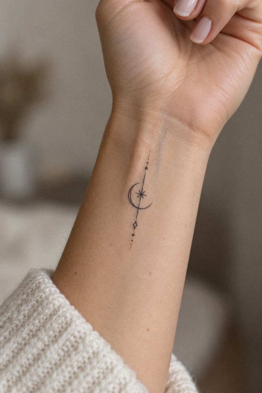 Artemis’ Crescent Moon and Single Stars