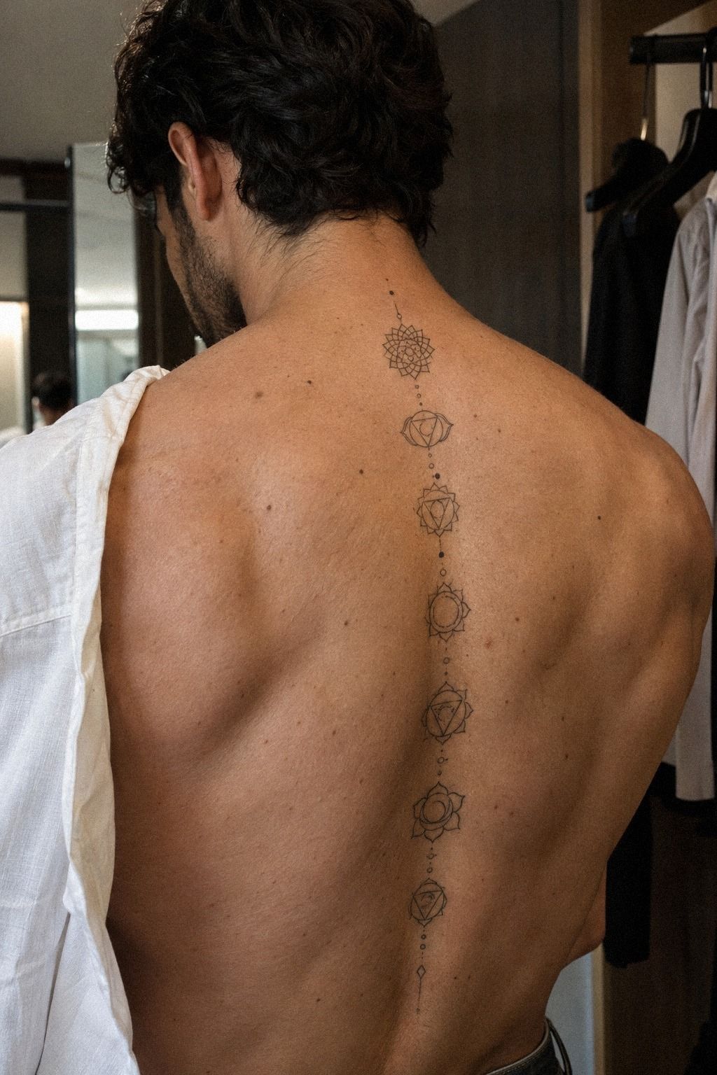 Chakra Symbols with Sacred Restraint