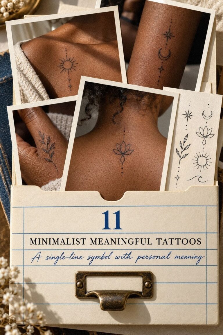 How to Sit Through a Minimalist Tattoo Even If Pain Worries You