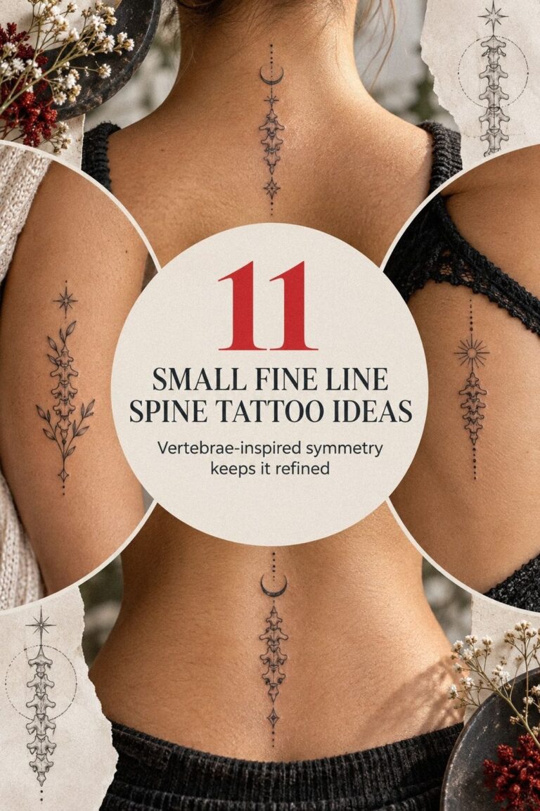 How to Make a Small Fine Line Spine Tattoo Mean Something Private – 11 Ideas