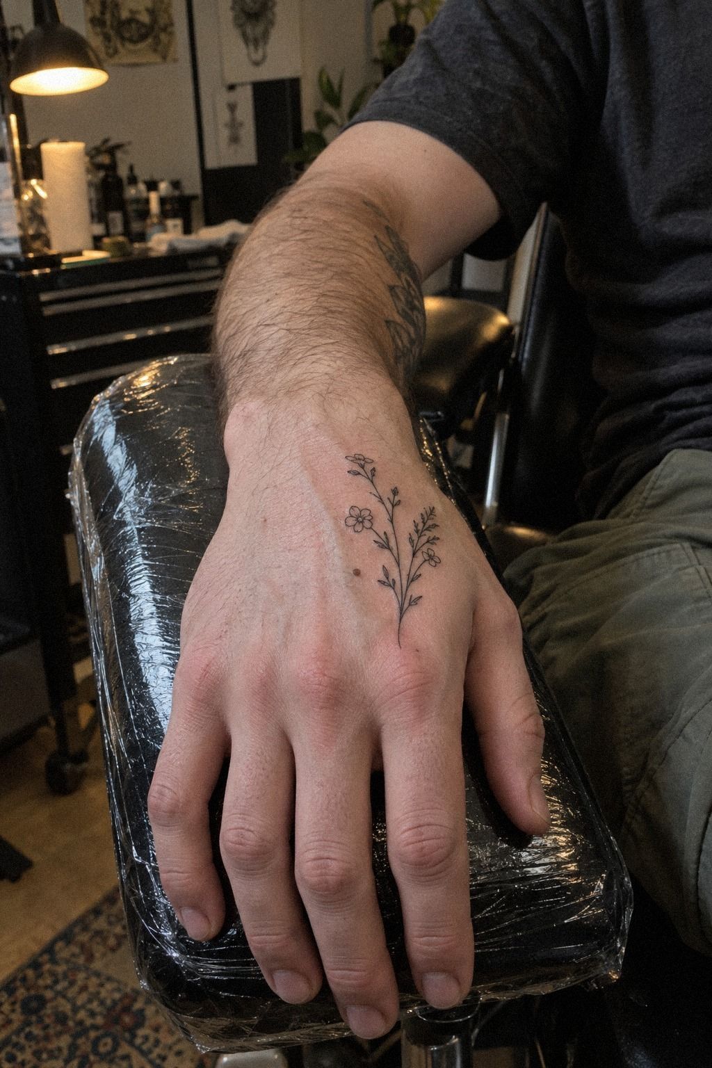 Start With Tiny Floral Linework