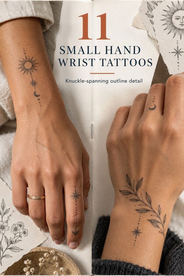 I Hid My Small Hand Wrist Tattoos Under Sleeves Until I Actually Wanted Them Seen