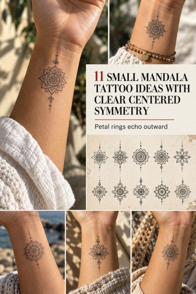 11 Small Mandala Tattoos That Barely Hurt for One Sitting