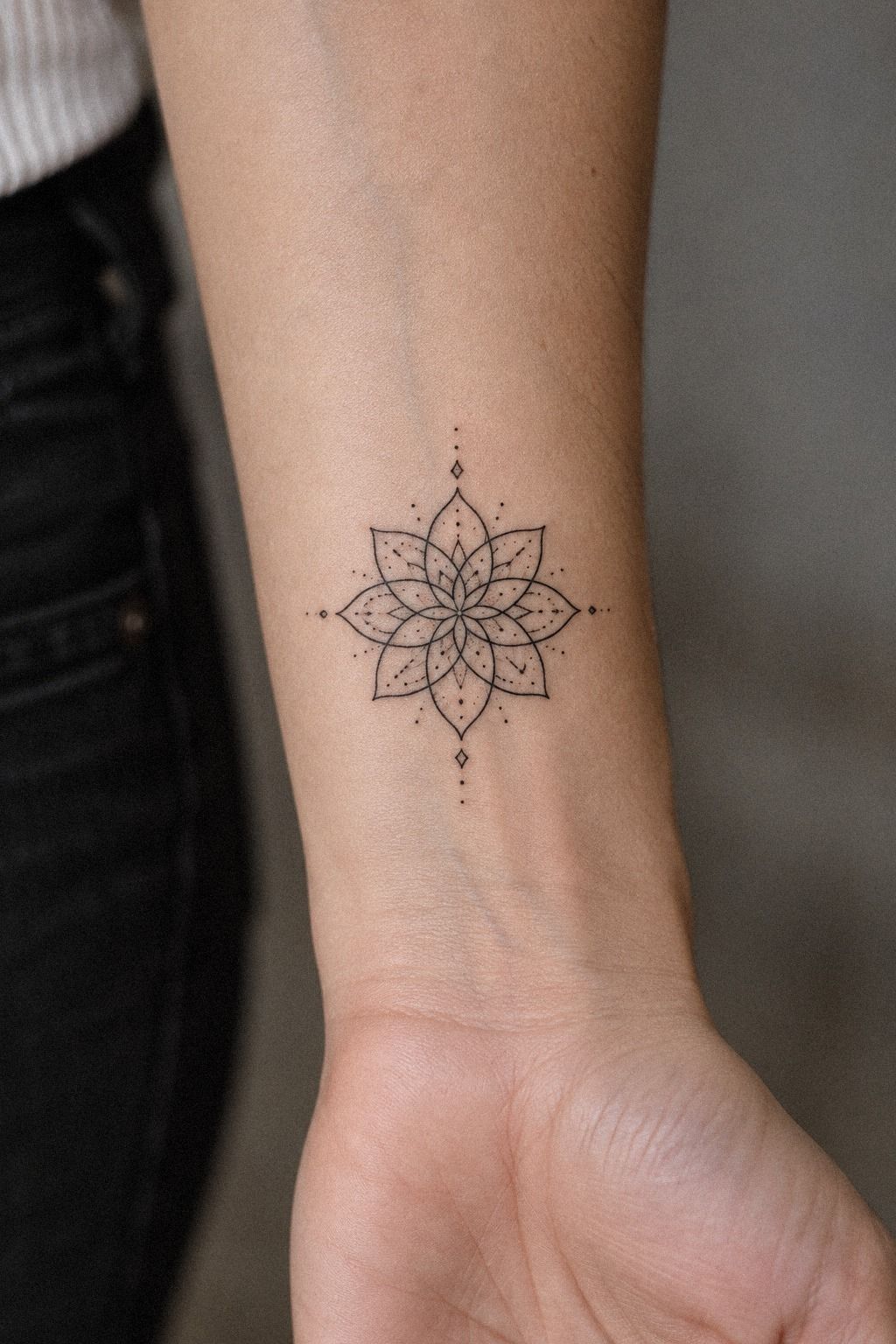 Choose Dainty Small Mandala Tattoos for Ankles