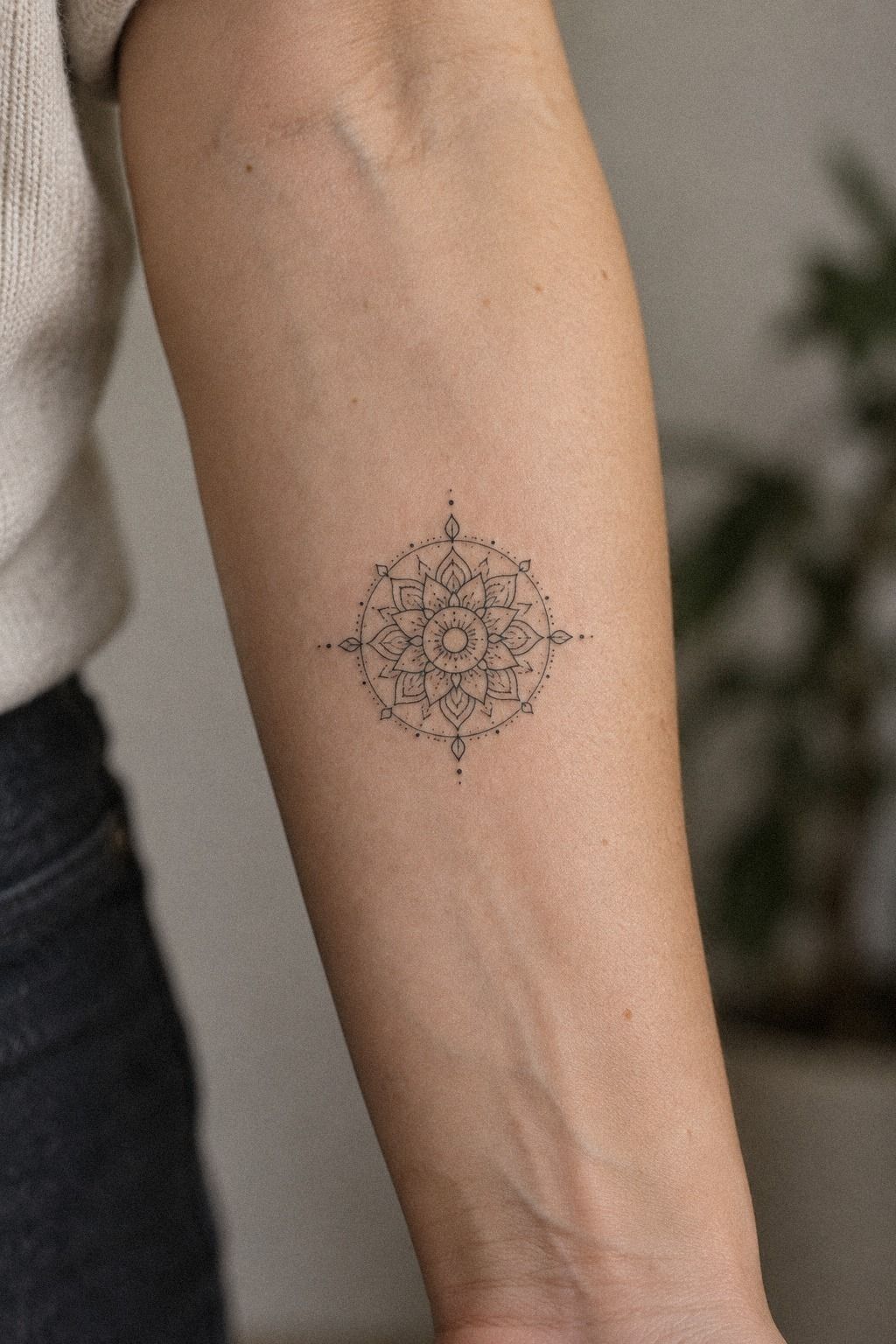 Color or Restraint? Upper-Arm Mandalas