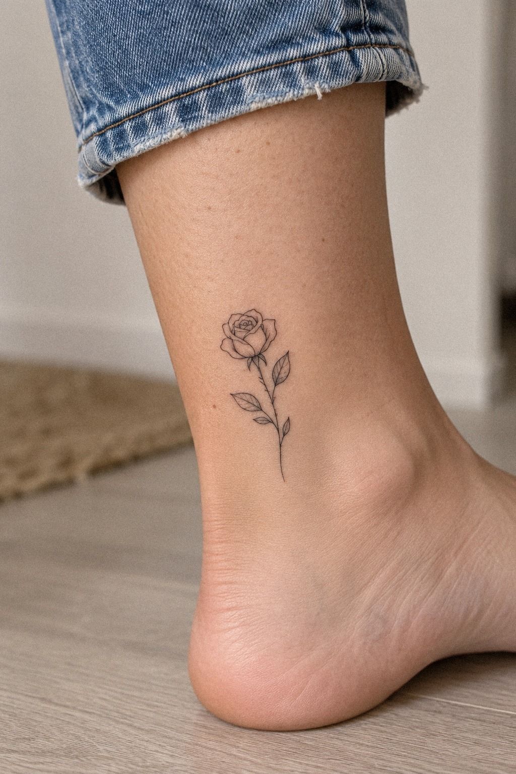 Test Unique Rose Tattoos On Paper: The Rotation Check