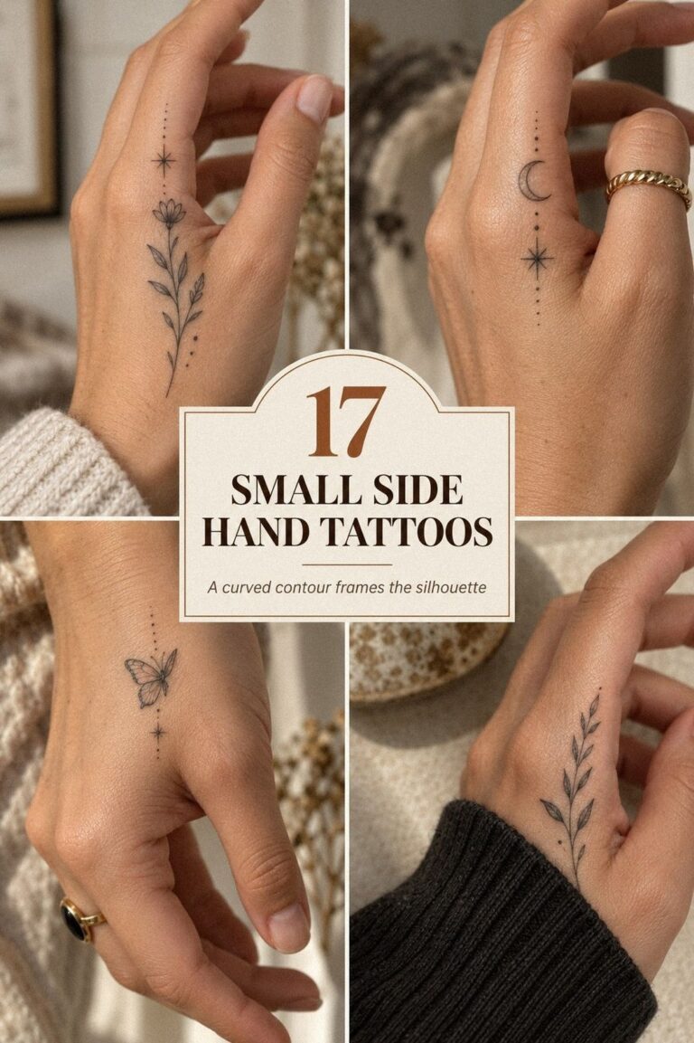 Discreet Small Side Hand Tattoos That Stay Hidden at Work